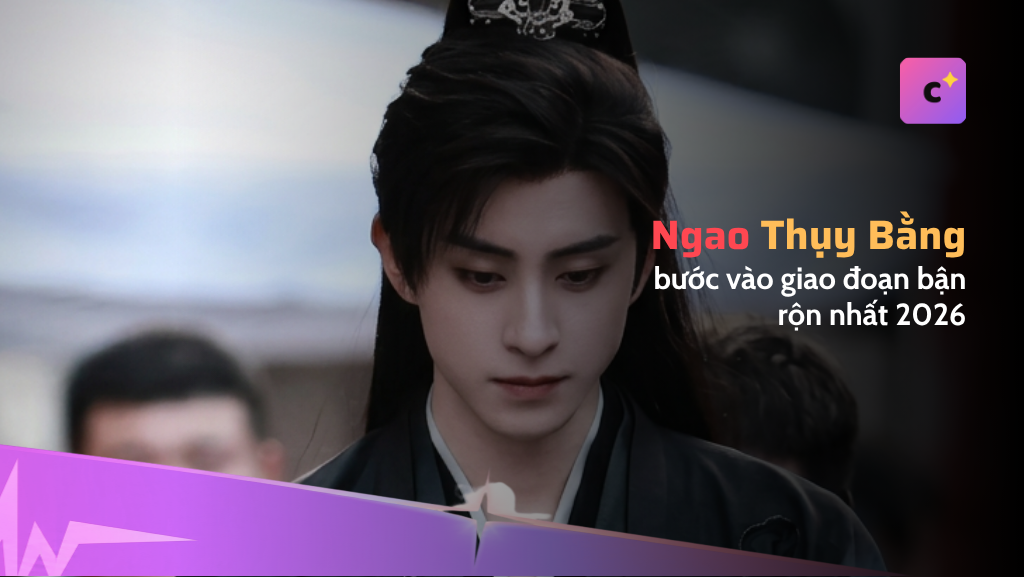 Ngao Thụy Bằng có 2 phim chờ lên sóng tháng 8, 1 phim đang quay